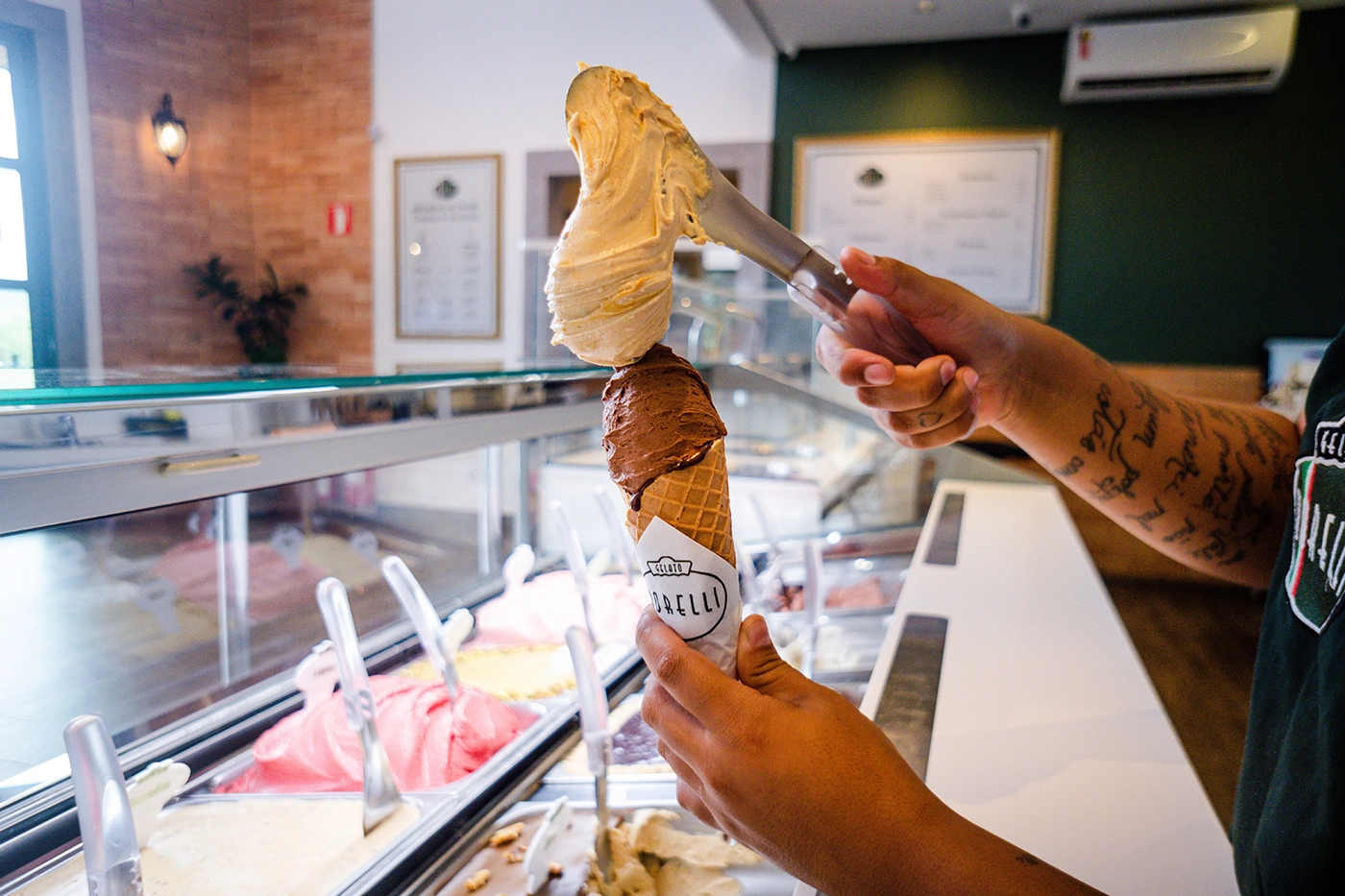 Em maio: Gelato Borelli inaugura primeira unidade na Serra