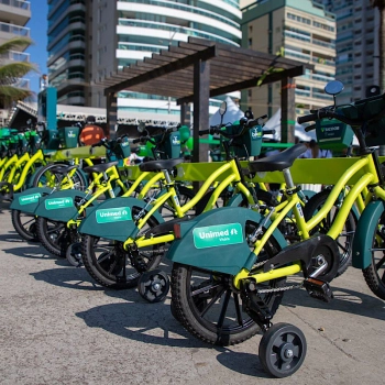 Bikes compartilhadas voltam à Vila Velha e fazem sucesso no primeiro dia