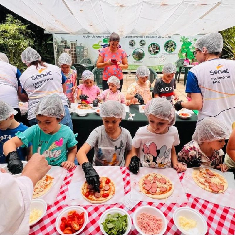 Crianças de 5 a 12 anos vão participar de oficina gratuita de gastronomia durante o Festival Nostra Cucina; veja como participar